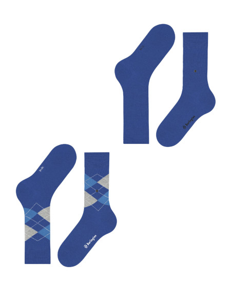 Pánske ponožky BURLINGTON EVERYDAY ARGYLE 2 PACK