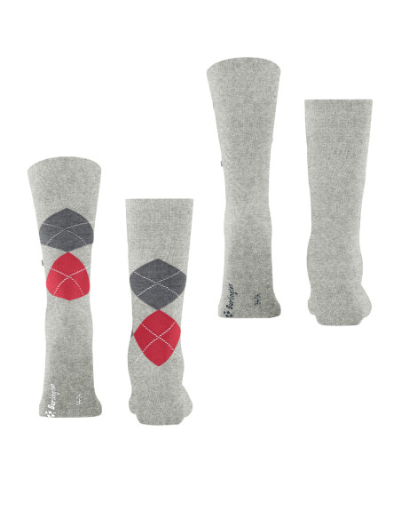 Pánske ponožky BURLINGTON EVERYDAY ARGYLE 2 PACK