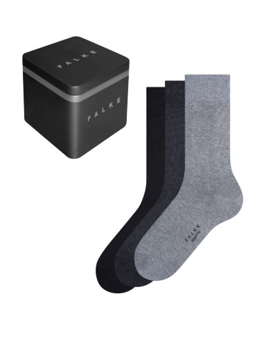 Pánske ponožky FALKE HAPPY BOX 3 PACK
