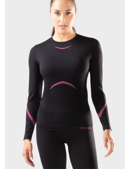 Dámske TERMO tričko TECHNO FLEECE black