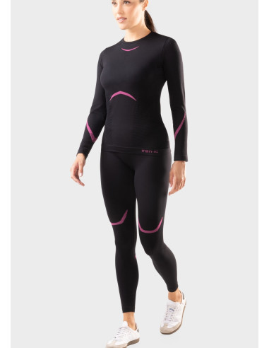 Dámske TERMO tričko TECHNO FLEECE black