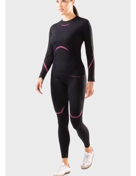 Dámske TERMO tričko TECHNO FLEECE black