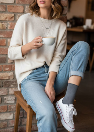 Dámske vlnené ponožky FLOU...