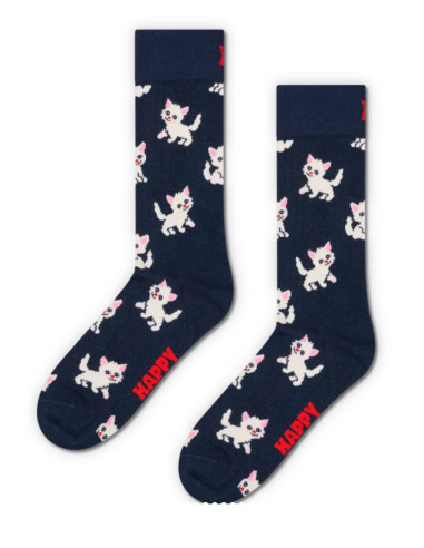 Ponožky HAPPY SOCKS KITTEN navy