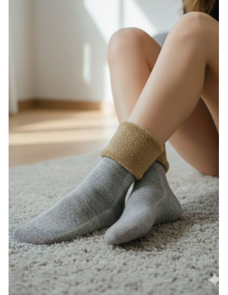 Ponožky HERMINA piesková