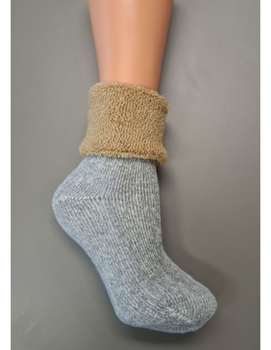 Ponožky HERMINA piesková